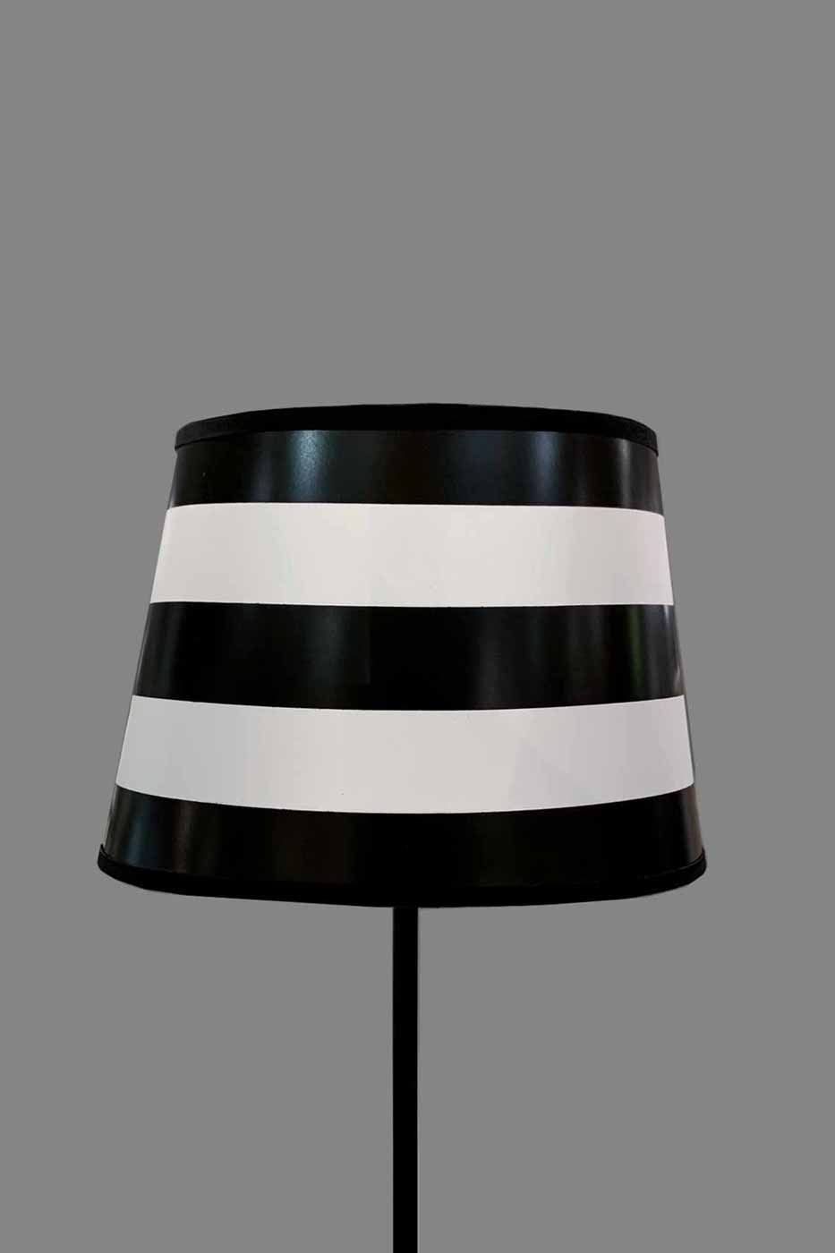 Lampskärm Jack oval 25cm randig