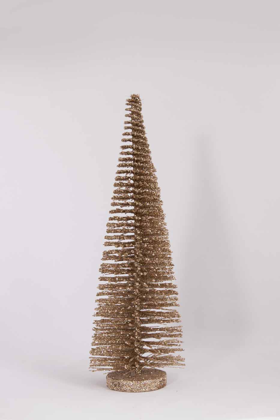 Julgran 35 cm Glitter Champagne