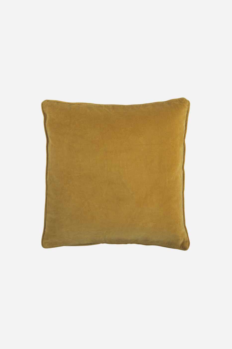 Kuddfodral 50x50 gul sammet