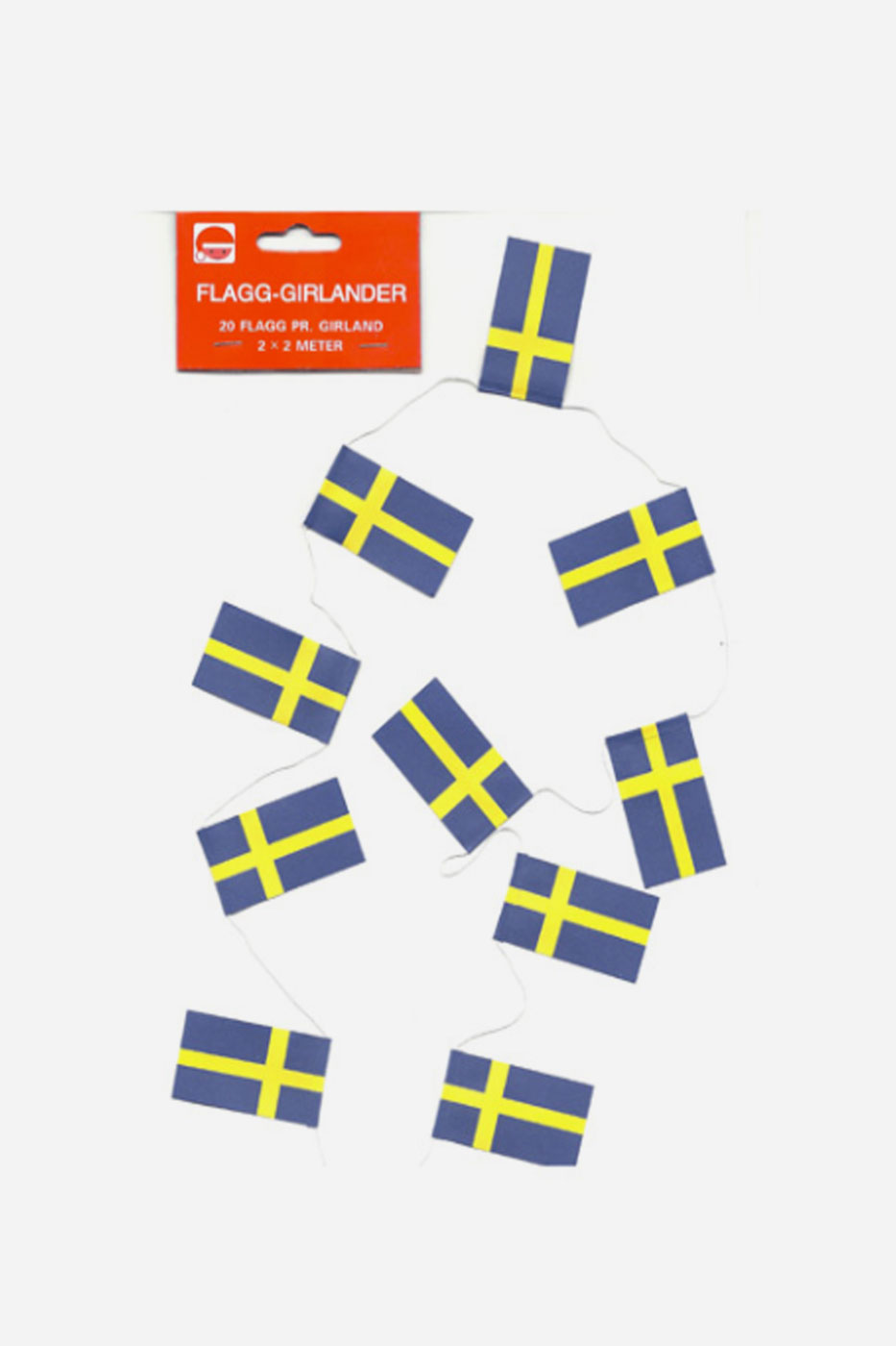 Flaggirlang Sverige 2×2 m