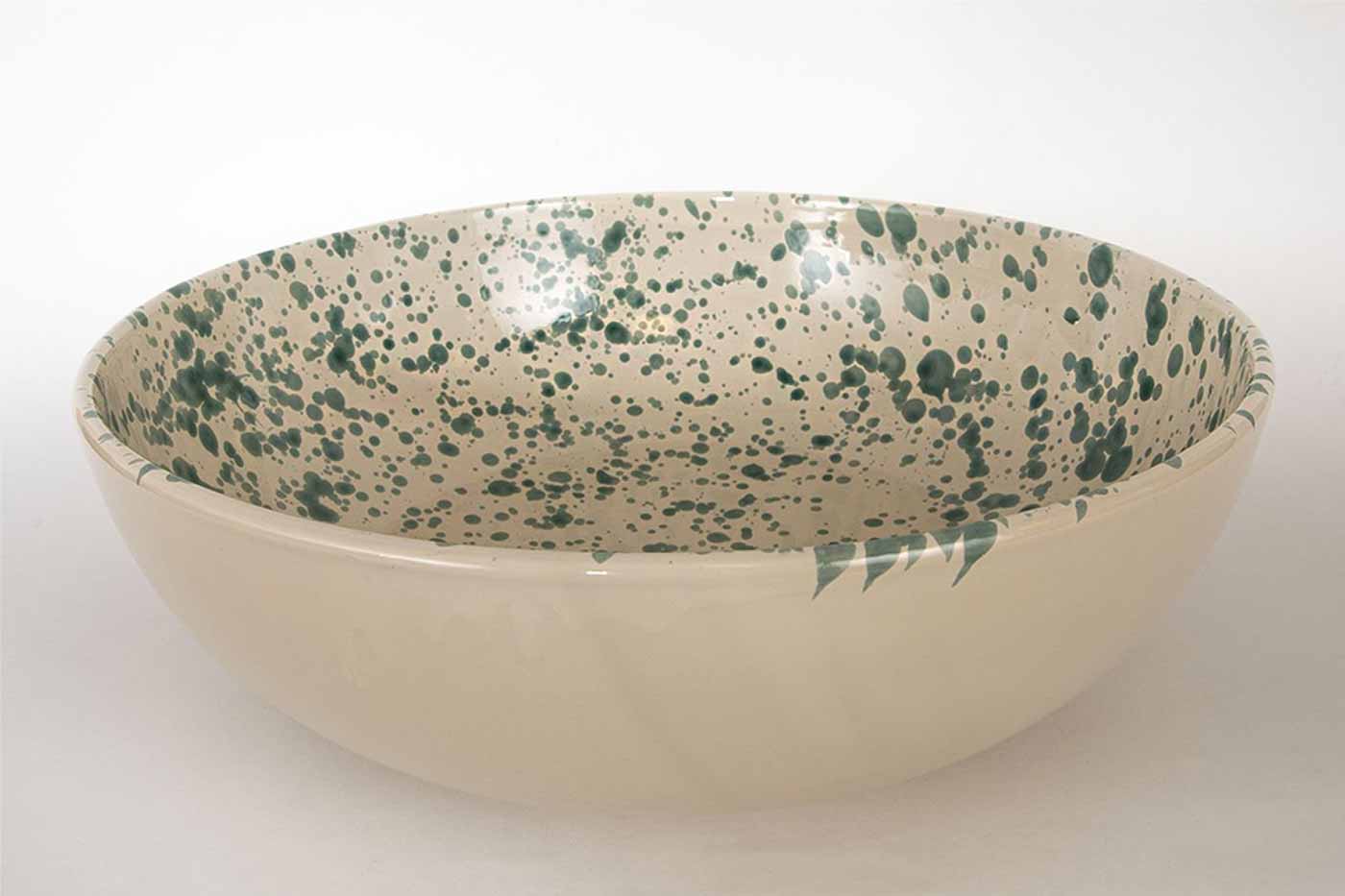 Skål Spruzzi 34cm Grön