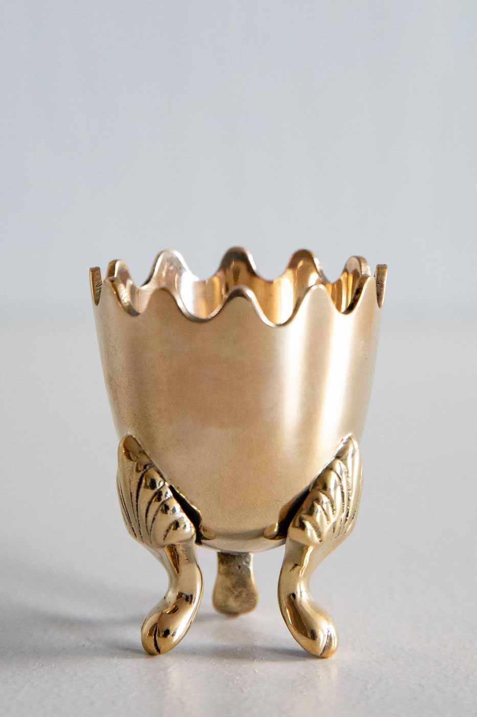 Äggkopp Tassar guld