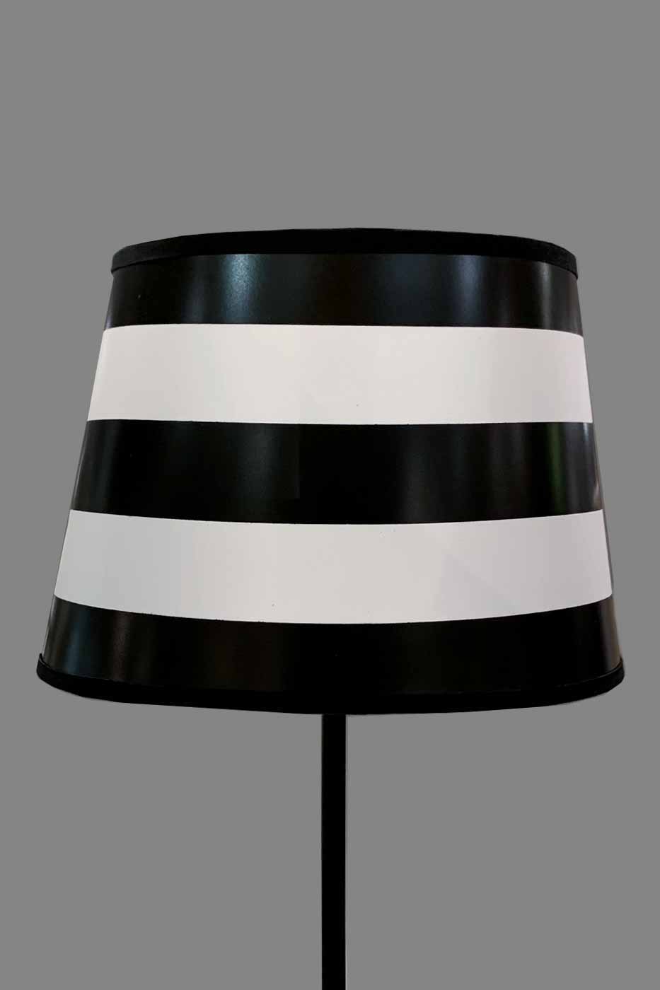 Lampskärm Jack oval 30cm randig