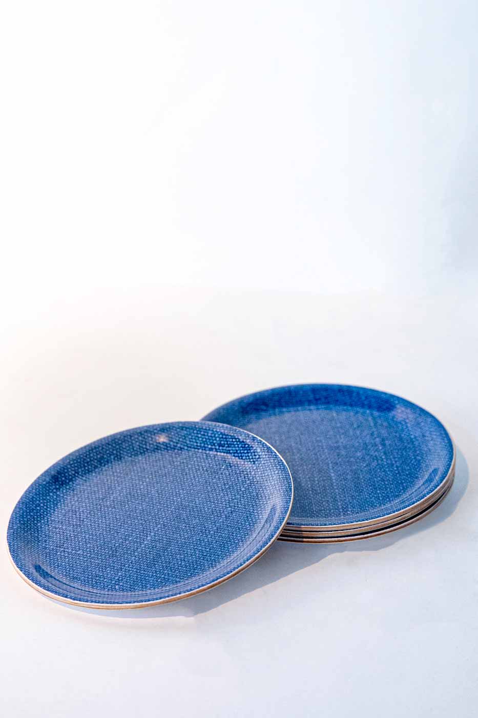 Glasunderlägg 4-pack Blå