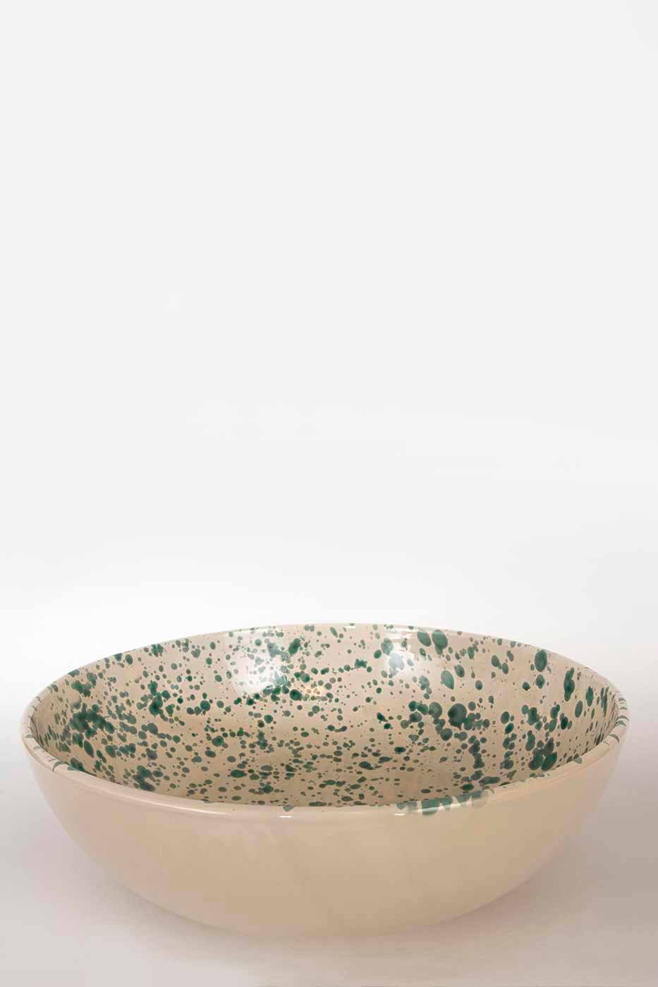 Salladsskål Spruzzi 22cm Grön