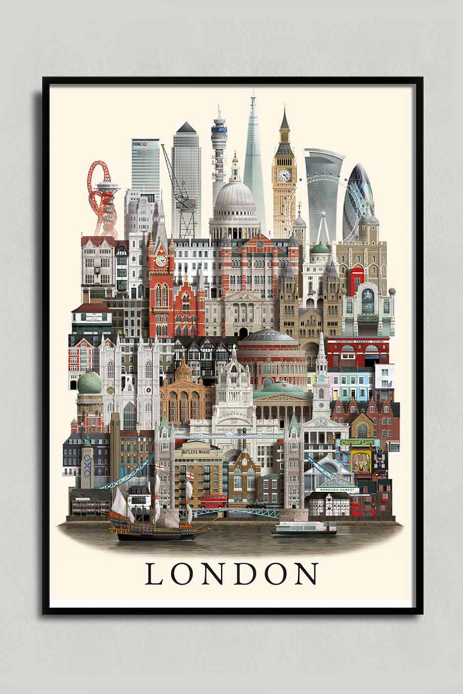 Poster London 29,7x42 cm