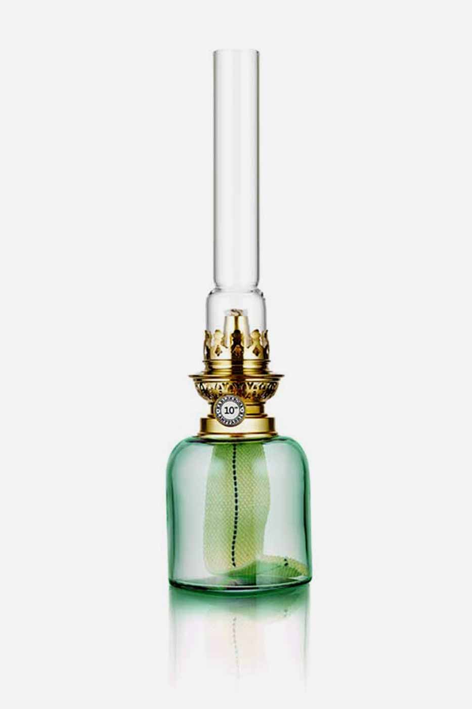Fotogenlampa Skeppsholmen jade 35cm