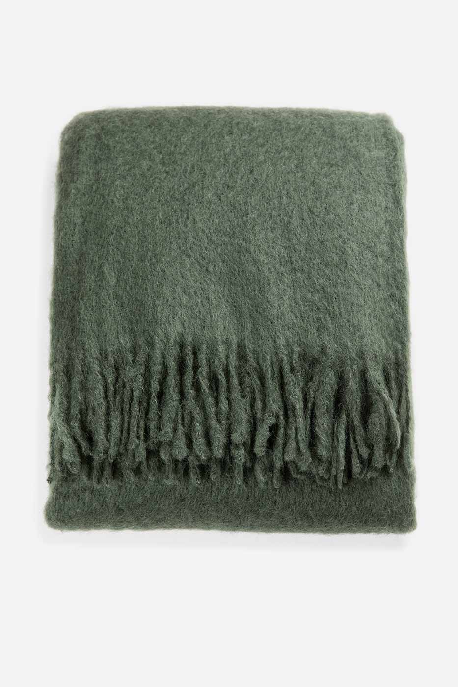 Pläd Moss 130x170 mohair