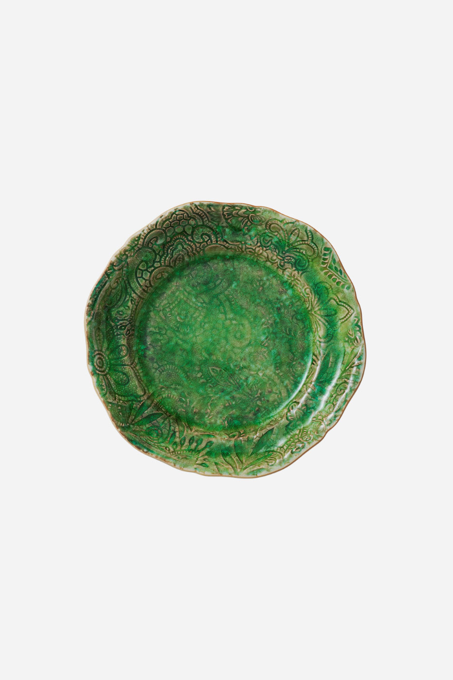 Assiett Arabesque 23 cm seaweed