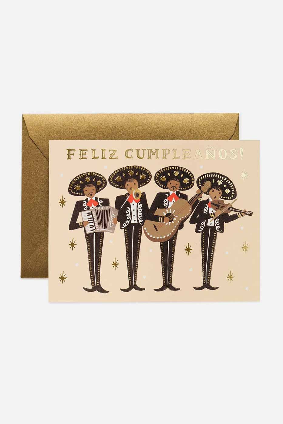 Gratulationskort Mariachi Birthday