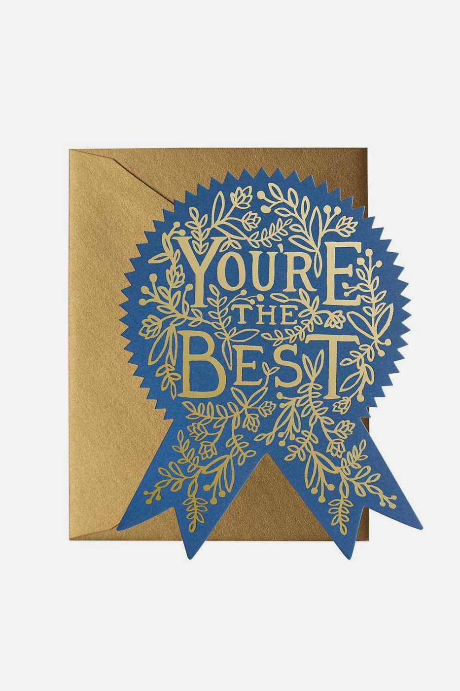 Gratulationskort You're The Best