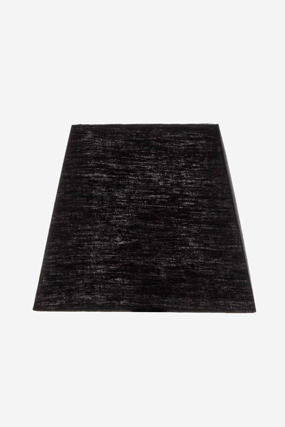 Lampskärm rektangulär 27 cm svart linne