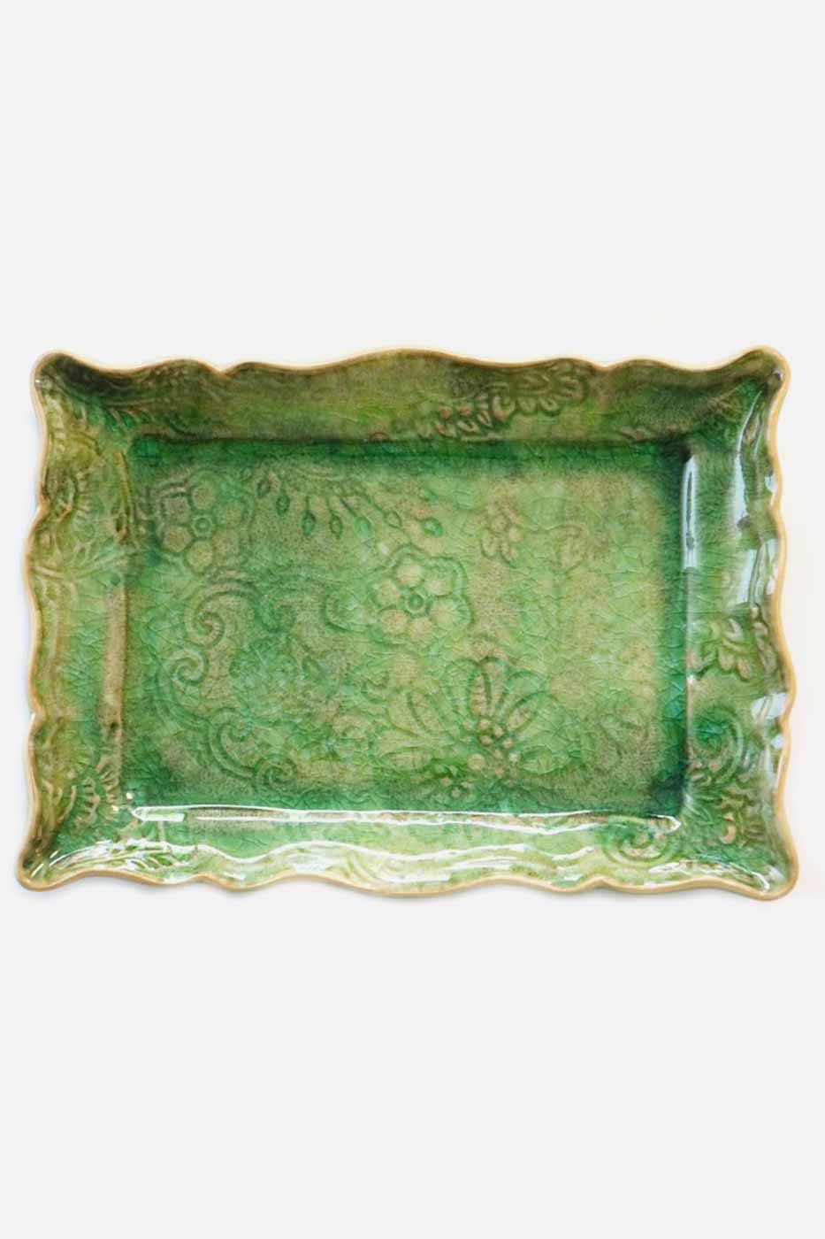 Fat Arabesque 19,5x13,5 cm seaweed