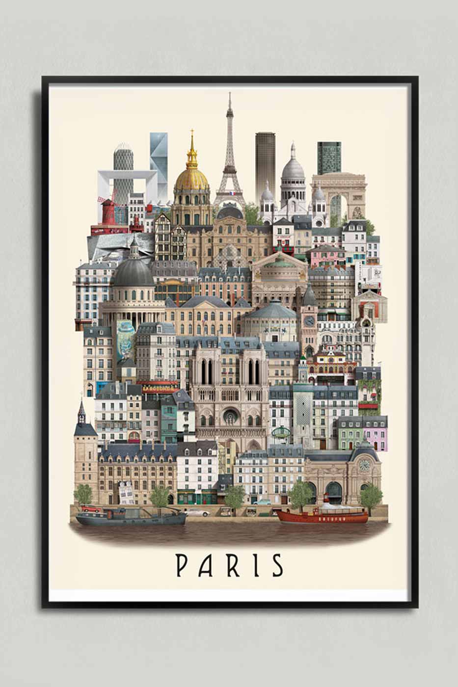 Poster Paris 29,7x42 cm