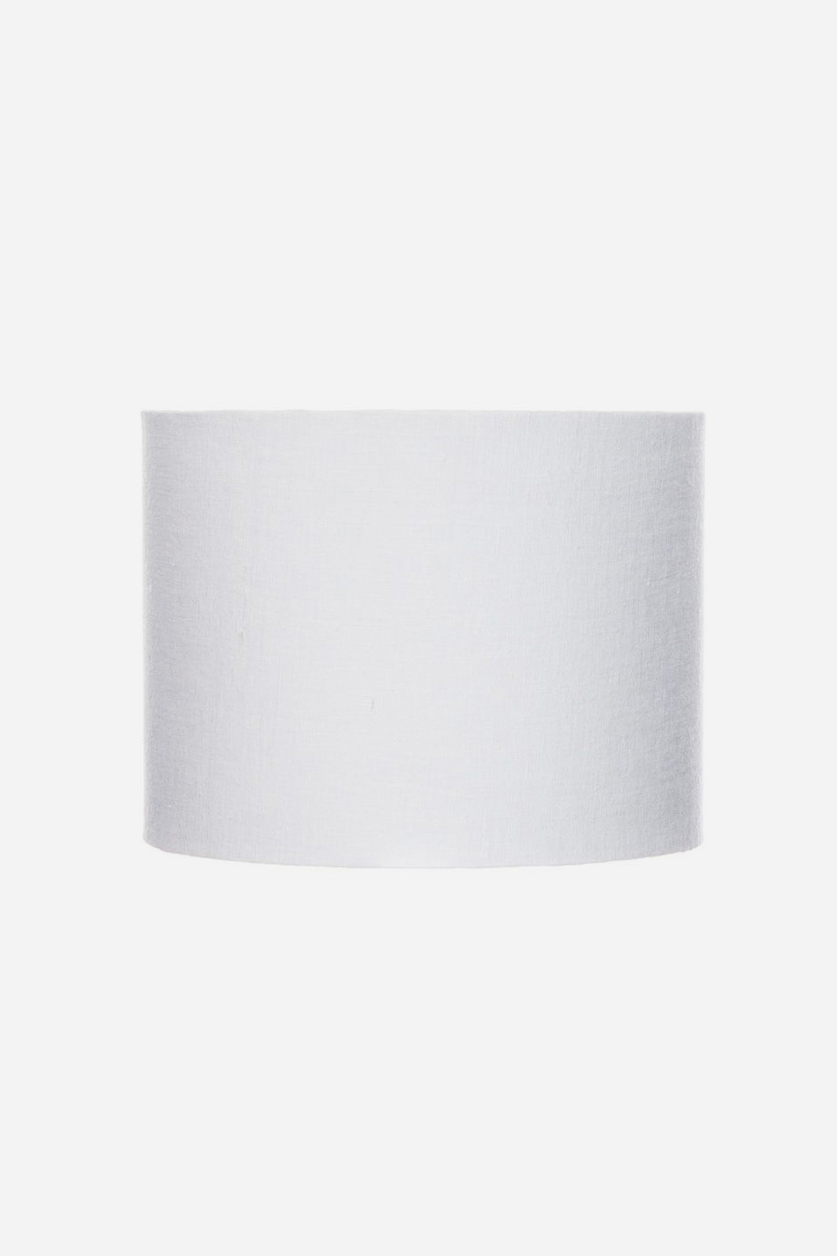 Lampskärm cylinder 30 cm vit linne