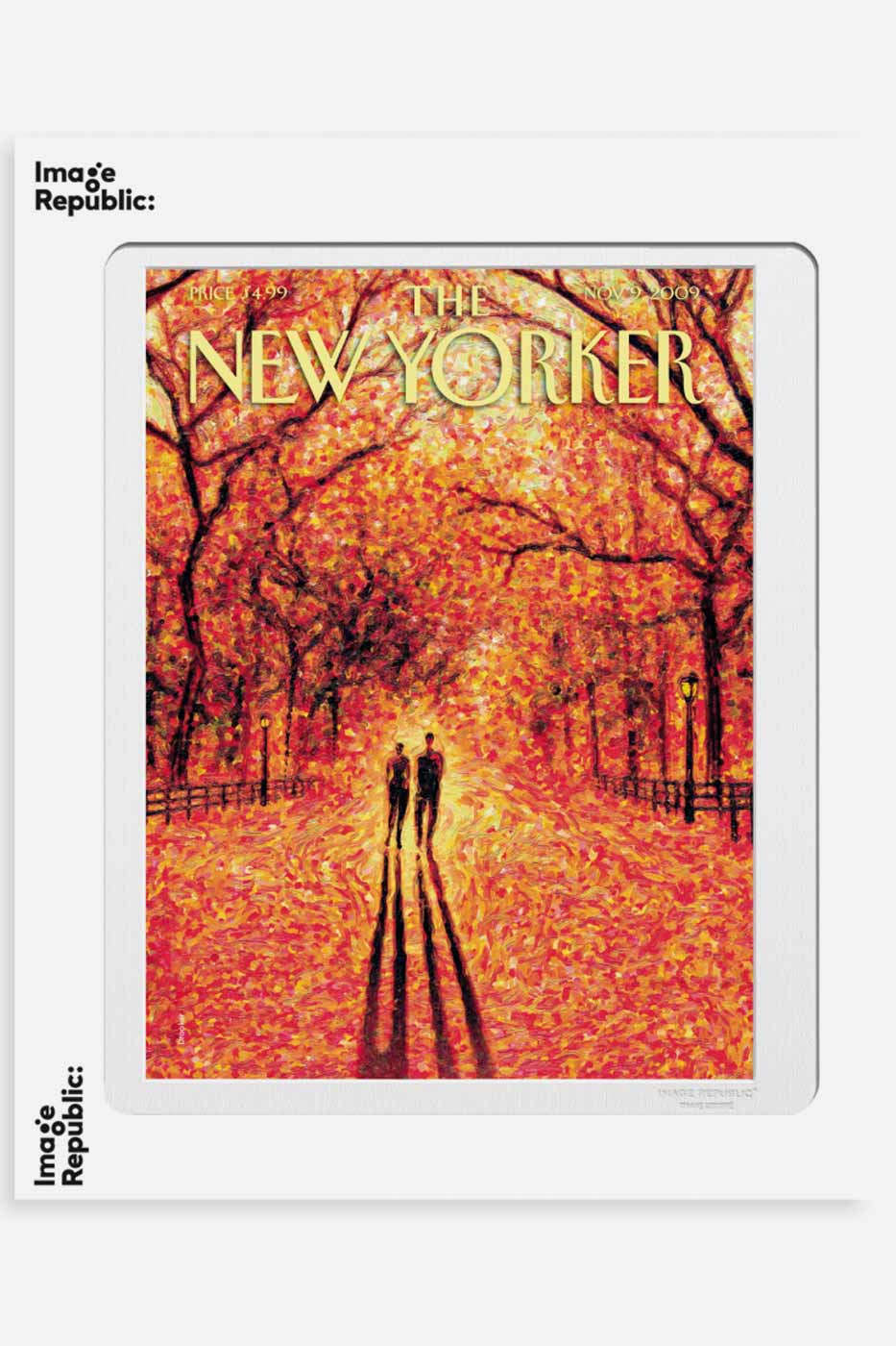 Poster The New Yorker Autumn leaves 40x50 cm