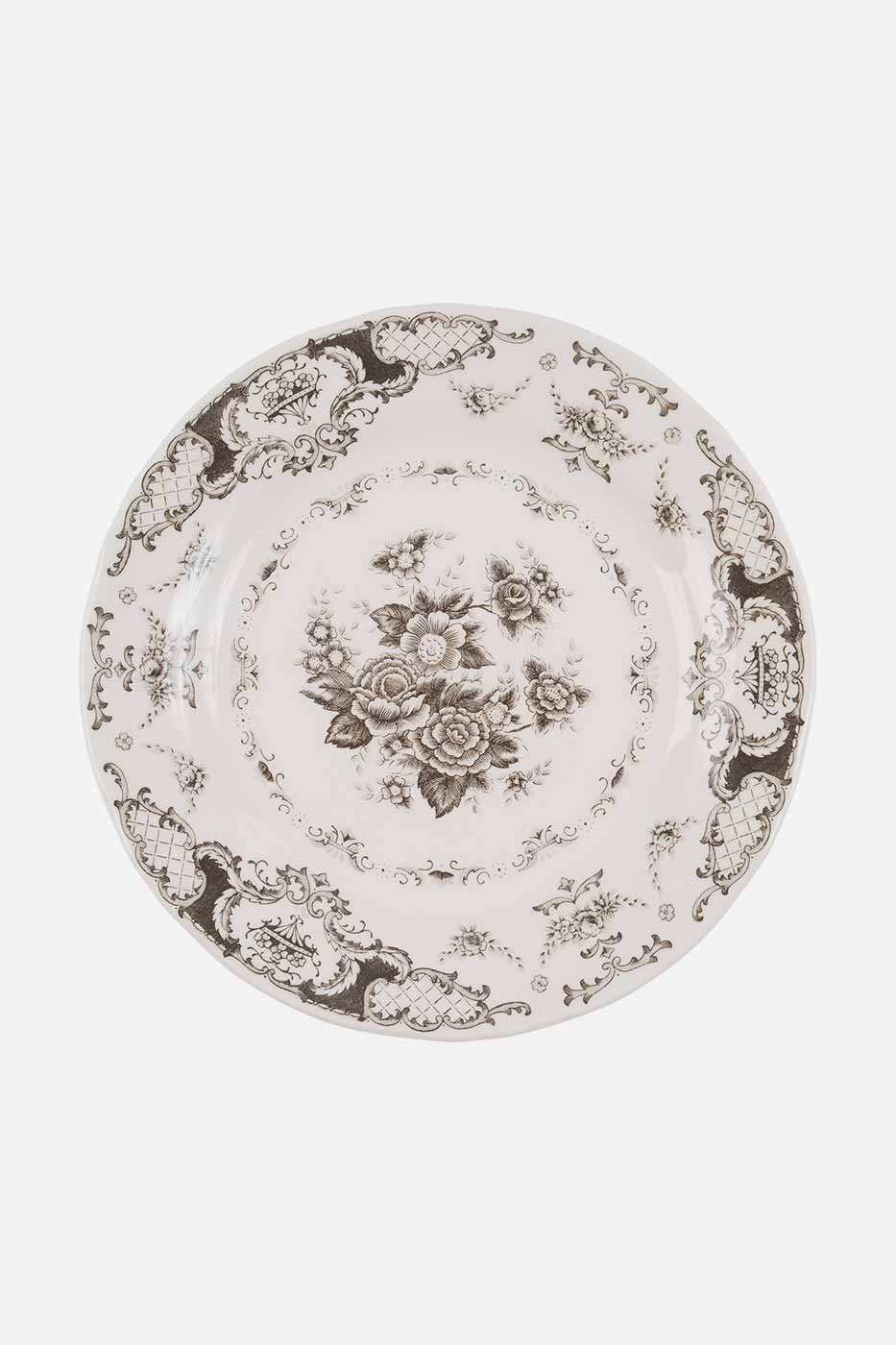 Assiett Clothilde 20 cm Grå