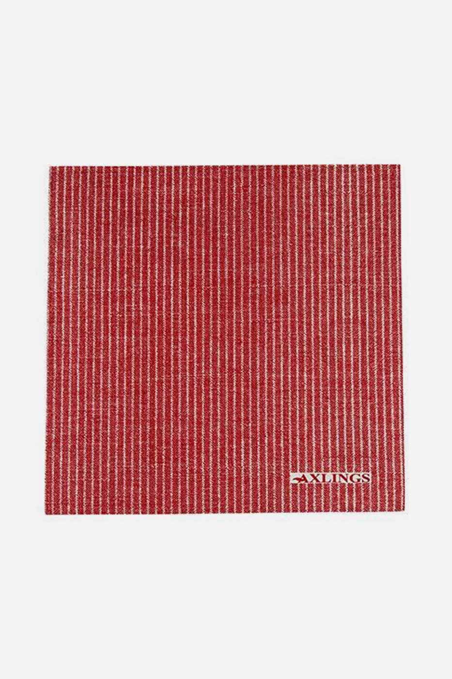 Servett Kritstreck 40x40 cm röd