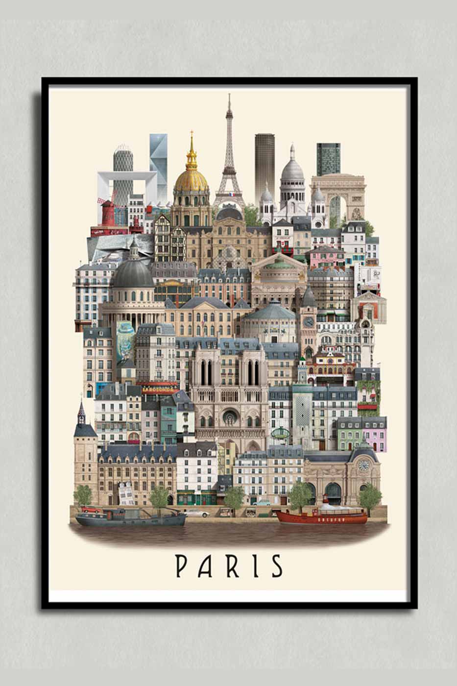 Poster Paris 50x70 cm
