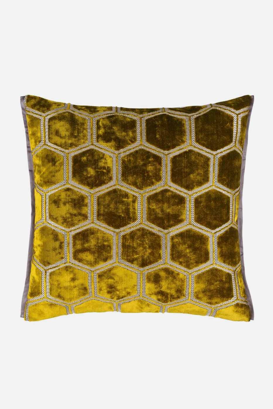 Kudde Manipur Ochre 43x43 cm