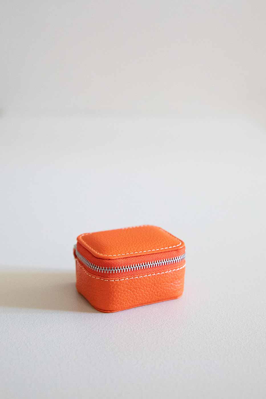 Ask Antibes liten orange läder