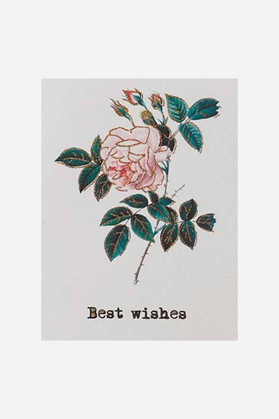 Gratulationskort Best Wishes