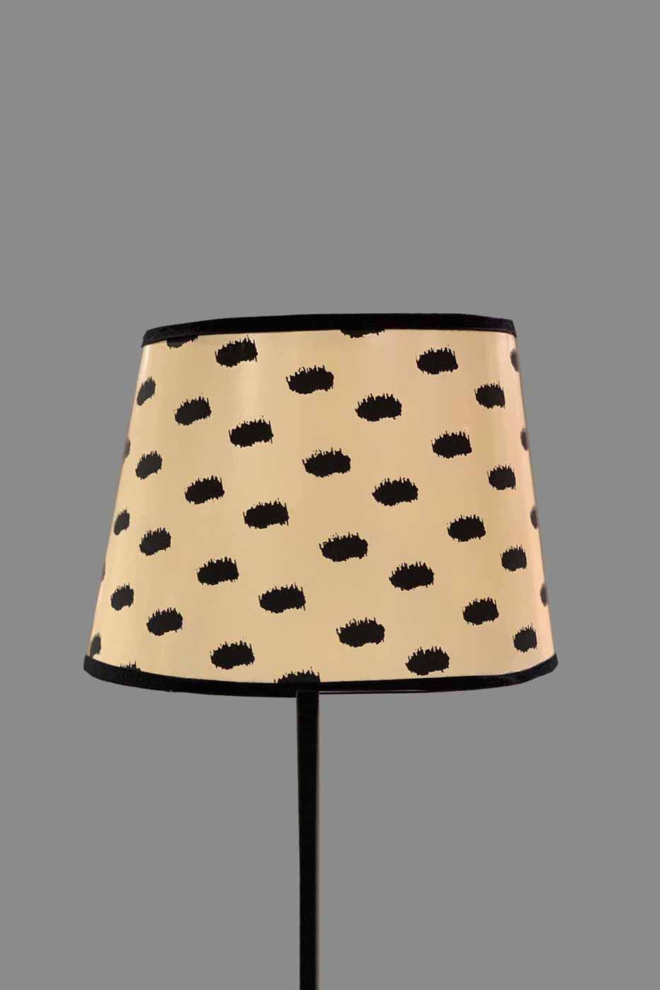 Lampskärm Joel oval 25cm mönstrad
