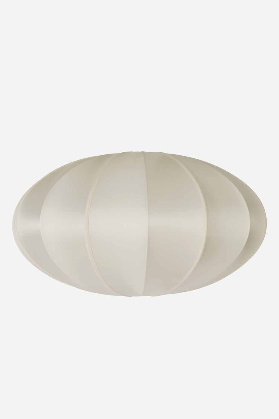 Taklampa Silk Pumpkin 65x38 cm offwhite