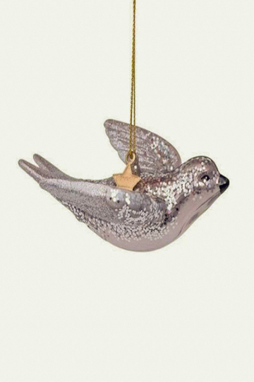 Julkula Fågel Silver