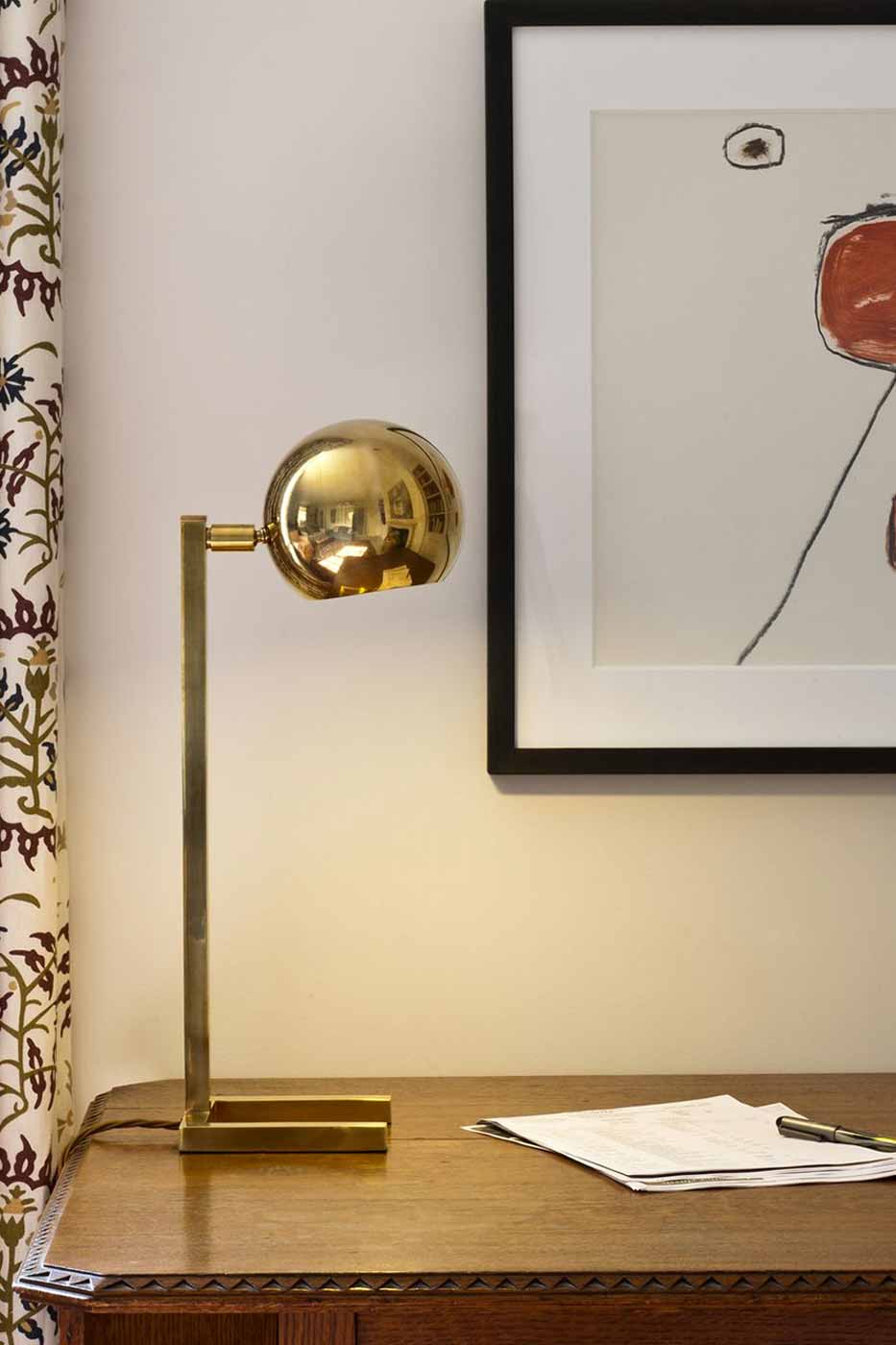 Bordlampa Savona mässing