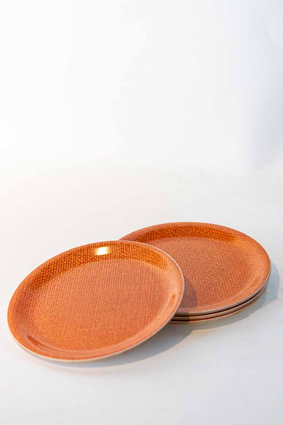 Glasunderlägg 4-pack Orange