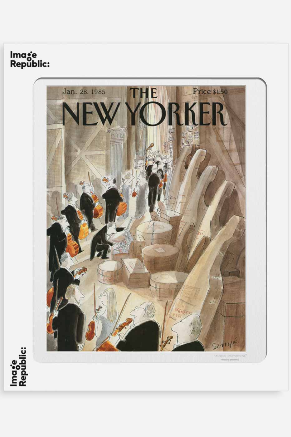 Poster The New Yorker Coulisse 40x50 cm