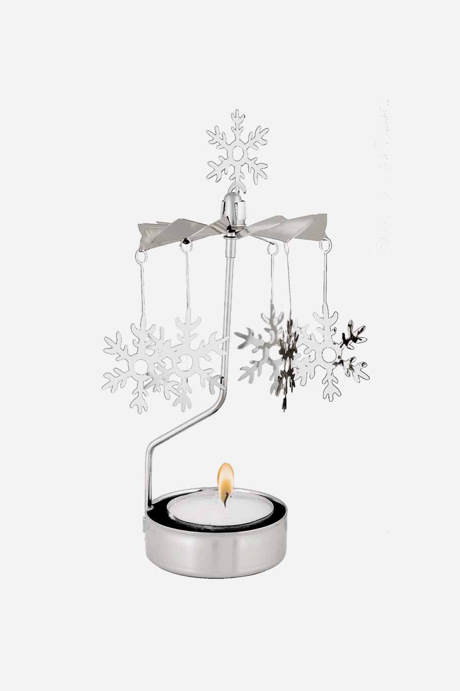 Änglaspel Snöflinga silver