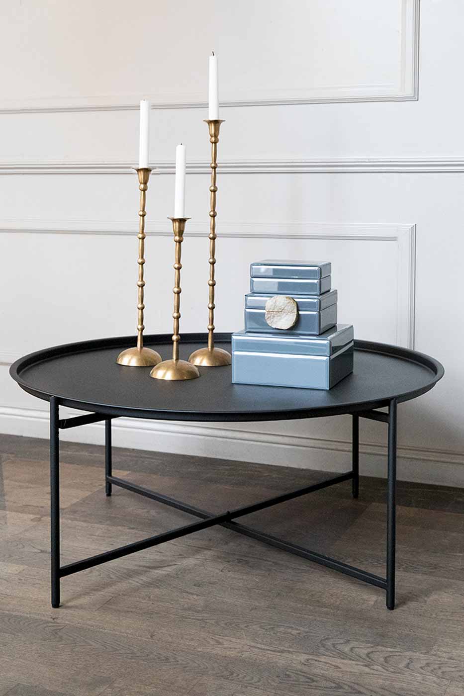 Soffbord Geneve 95 cm svart