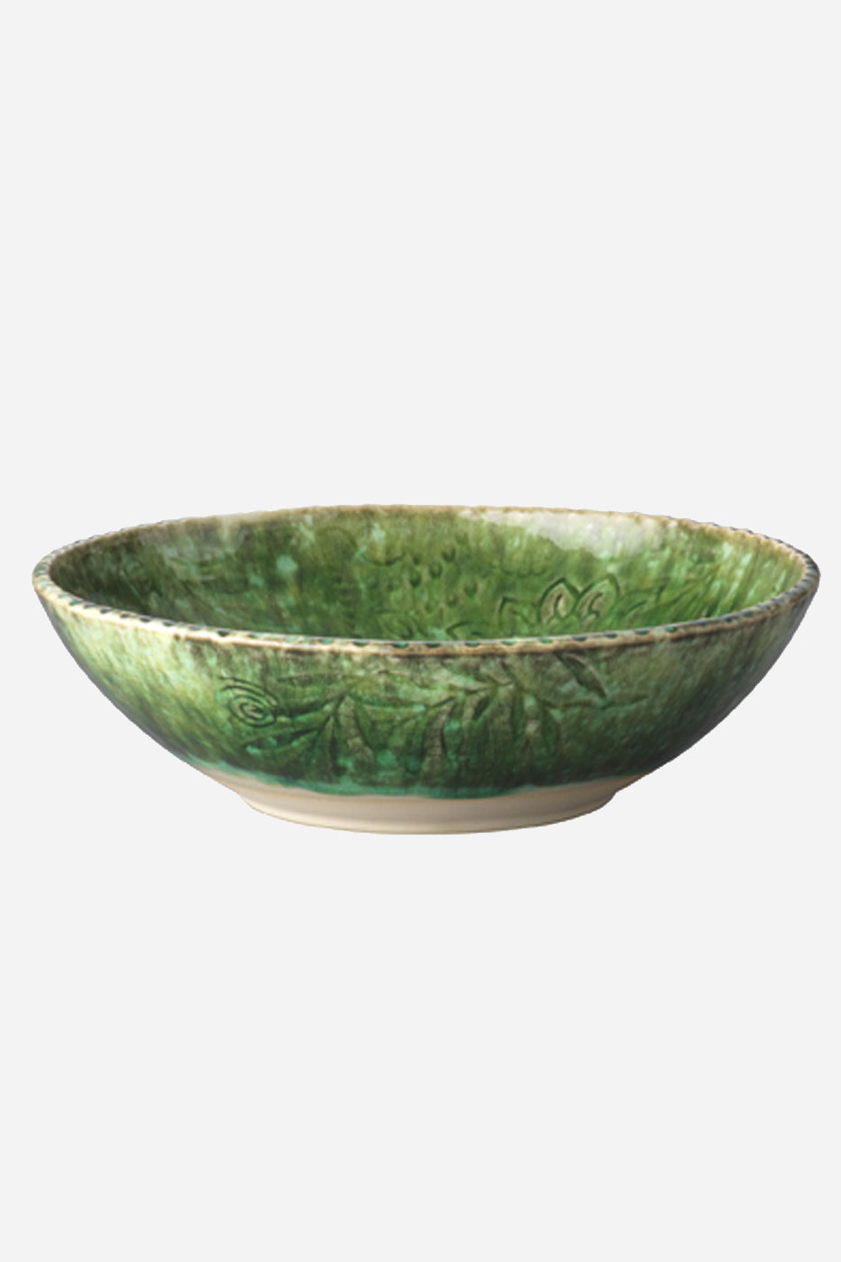 Tallrik djup Arabesque 24 cm seaweed