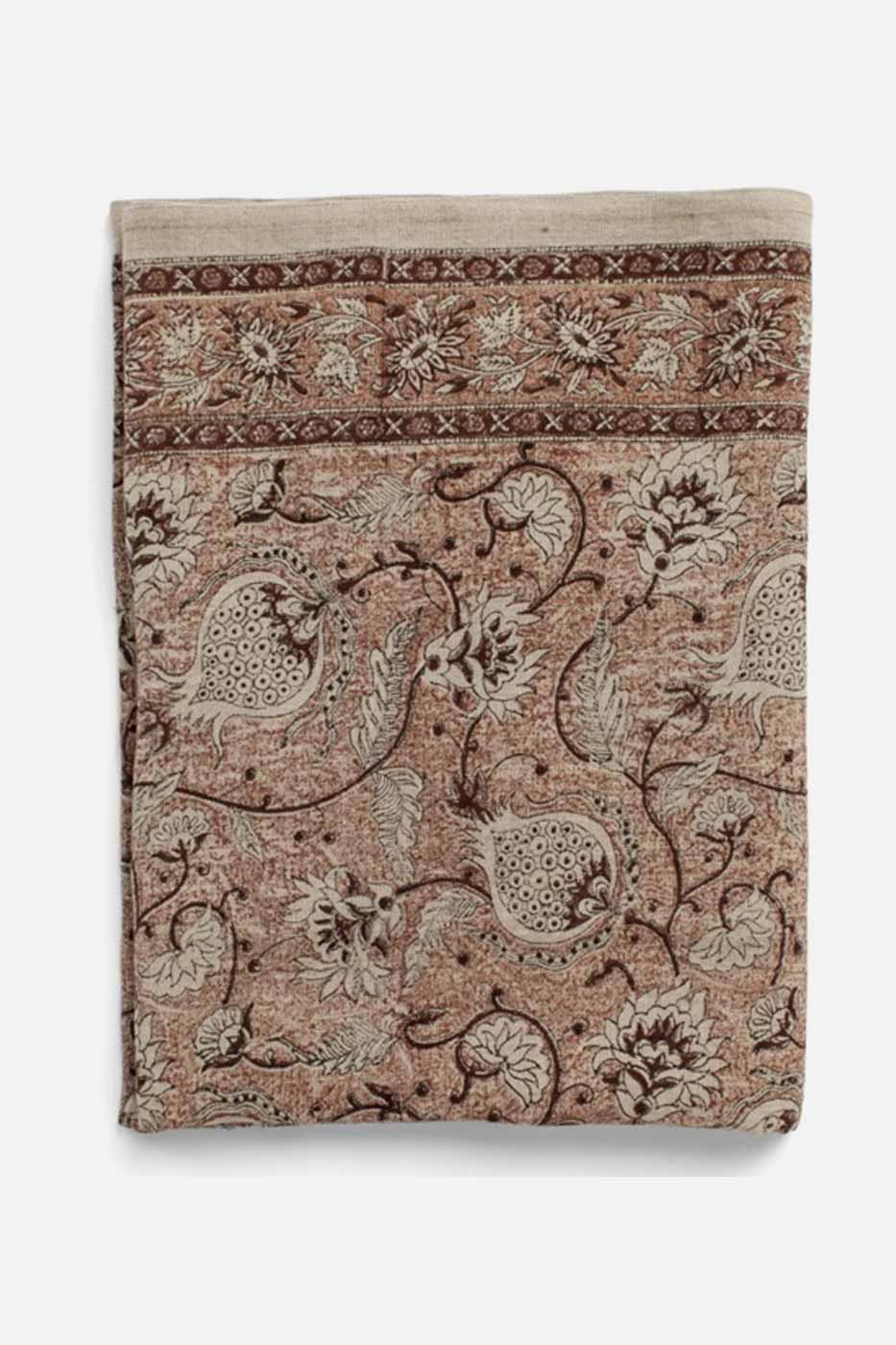 Duk Pomegranate 170x270 rust linne
