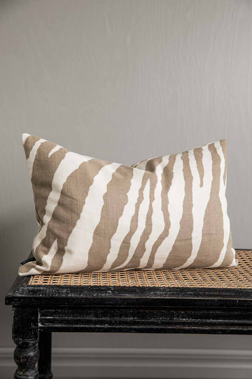 Kuddfodral Zebra 30x50 beige