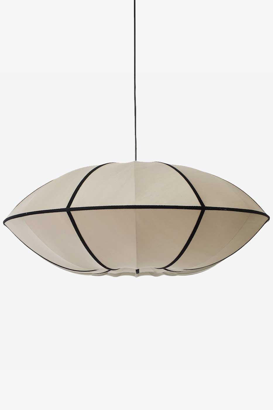 Taklampa silk ufo 70x27 cm classic