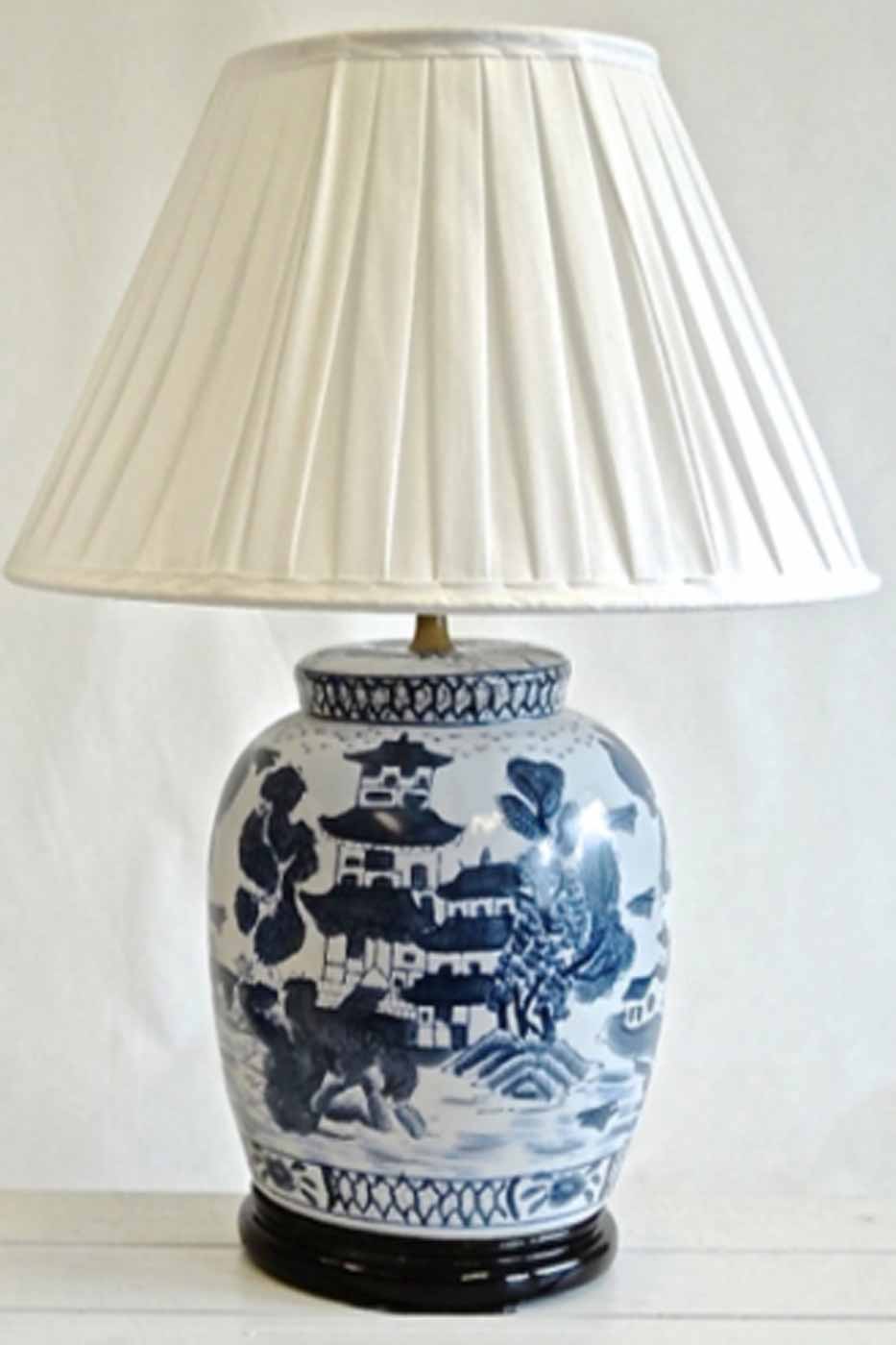 Lampfot Kina pagod 32 cm