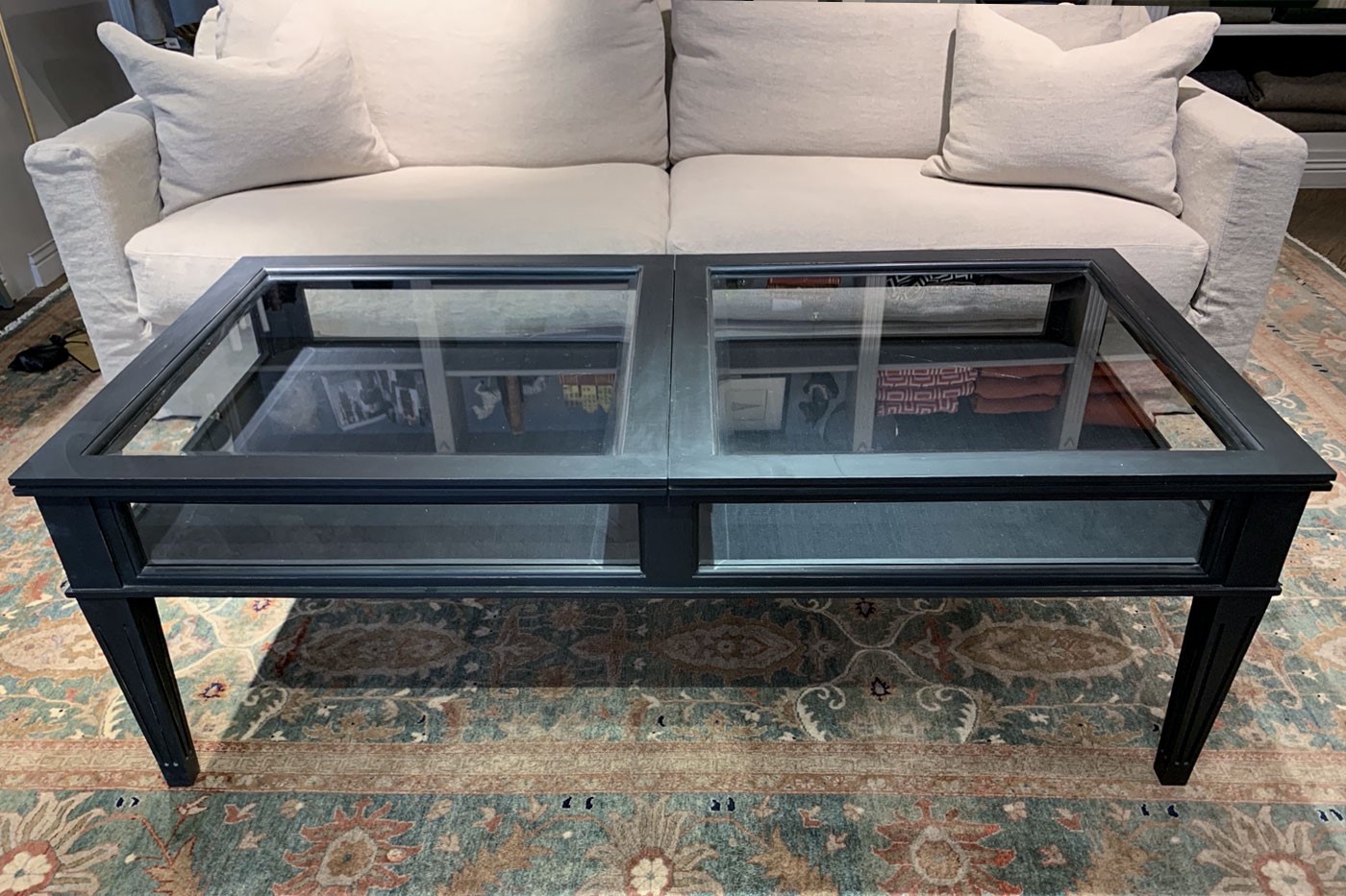 Soffbord med förvaring 140x70 cm