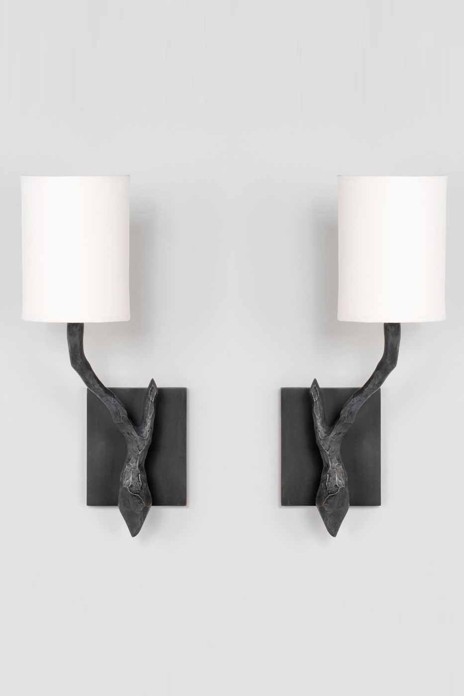 Vägglampa Twig wall light 1 par brons