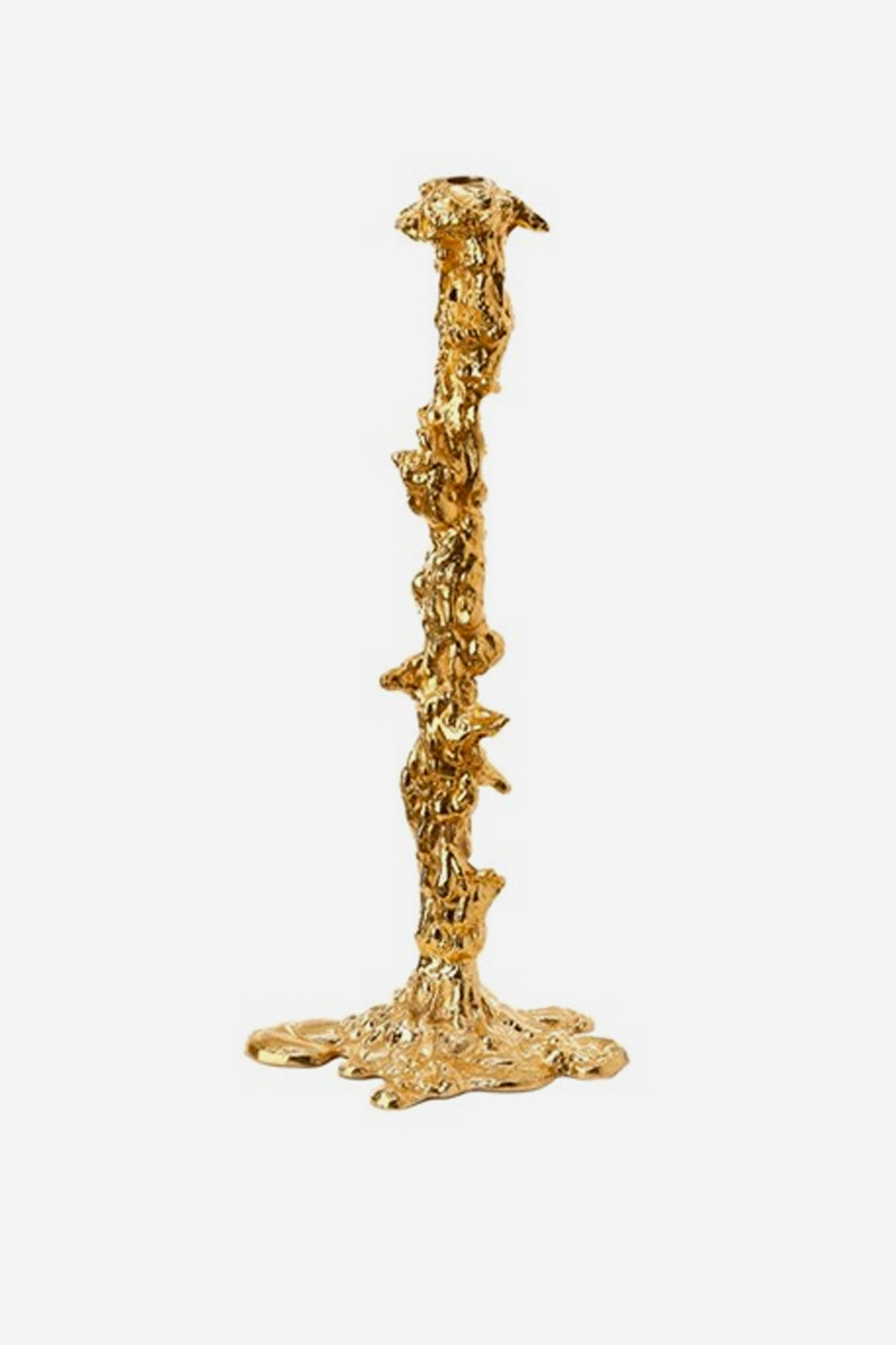 Ljusstake Drip xxl guld