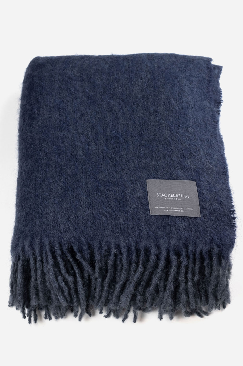 Pläd Tide & Marin melange 130x170 mohair