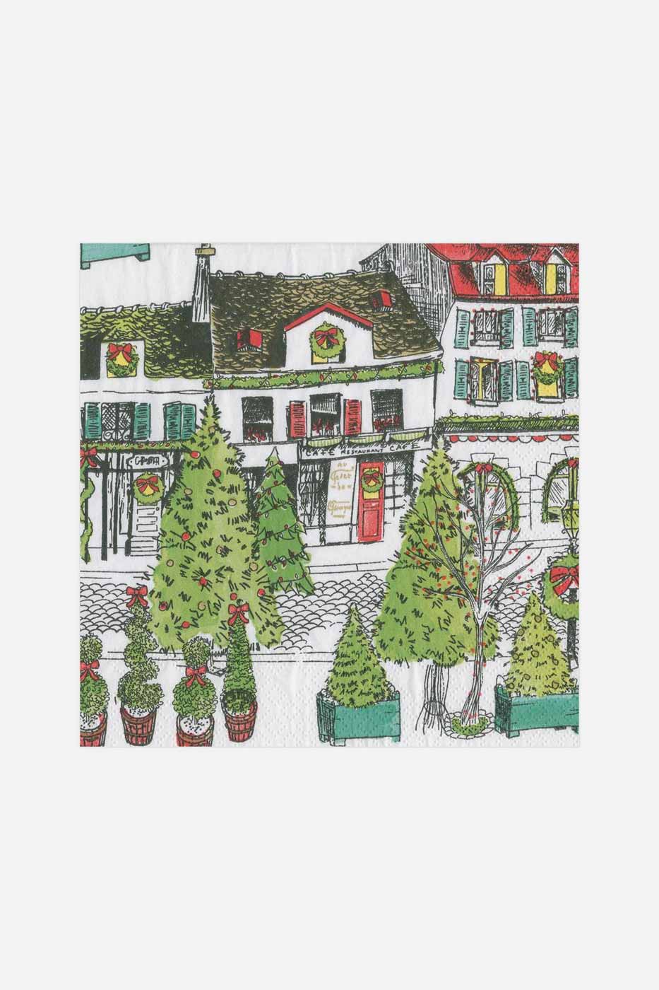 Servetter Winter Village 20-pack