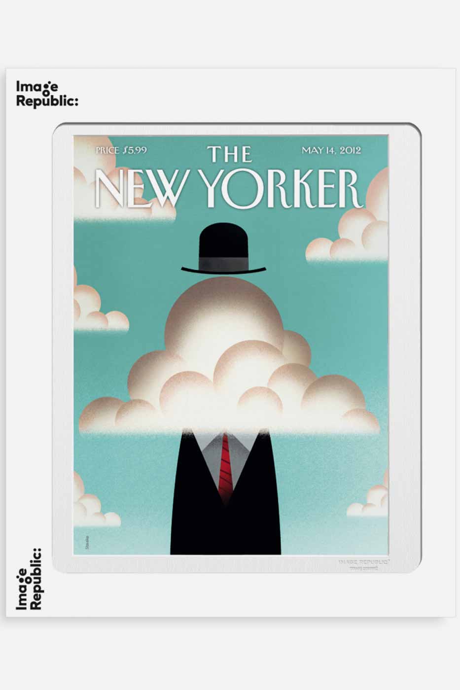 Poster The New Yorker The cloud 40x50 cm