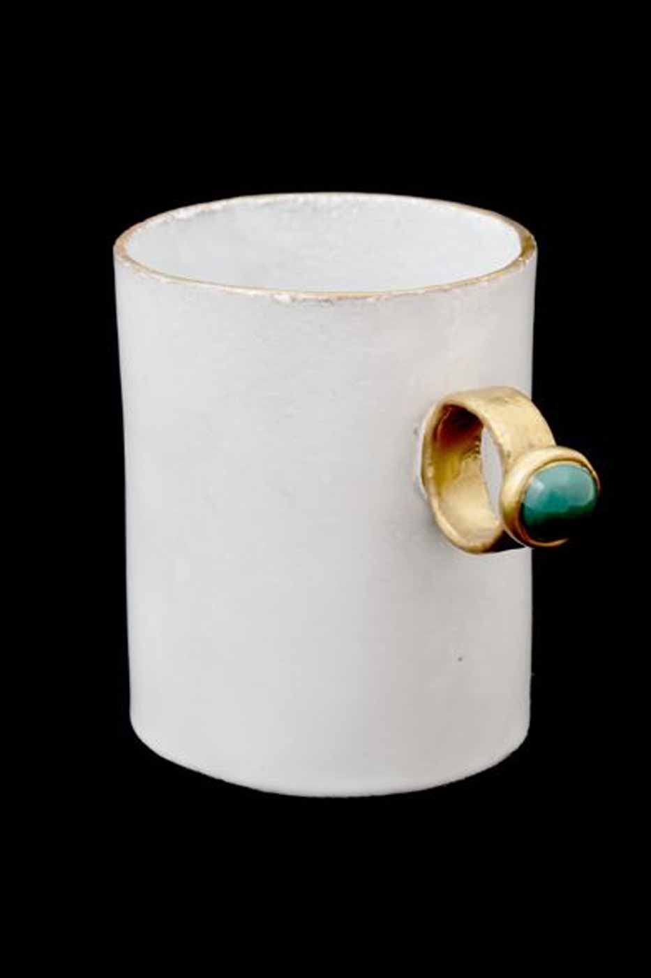Mugg Serena ring grön