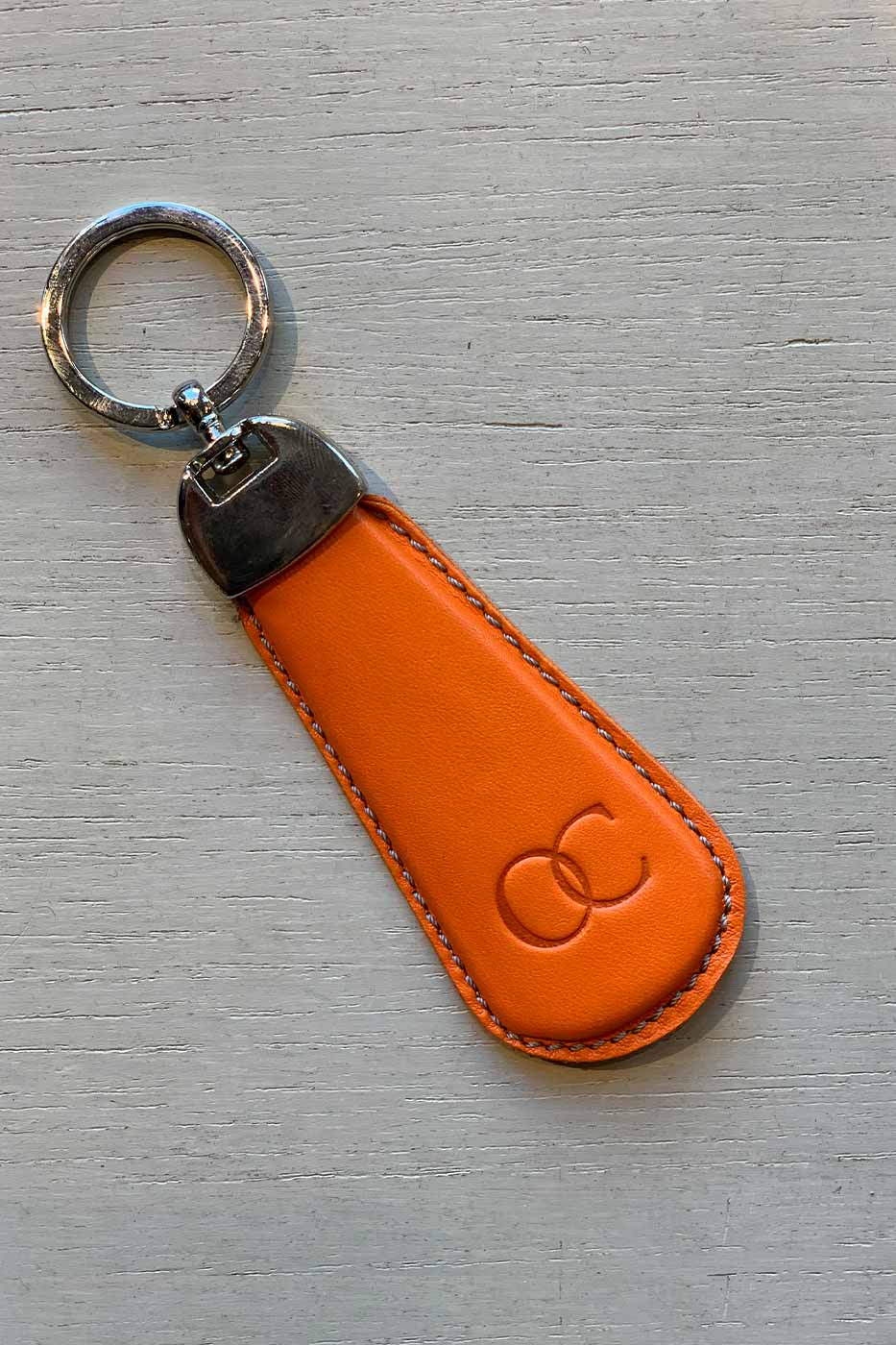 Nyckelring Skohorn orange