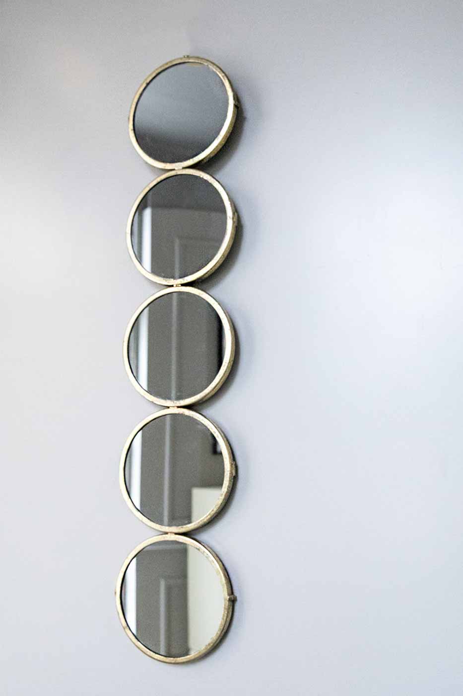 Spegel Dots 89x18 cm guld