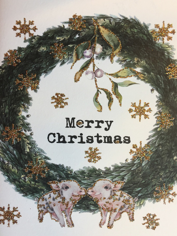 Julkort Merry Christmas