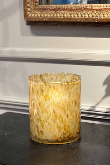Ljuslykta Light Brown 14,5x18 cm